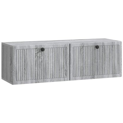 Mobile Porta TV da Muro Grigio Sonoma 98 x 31 x 30 cm - Foto 1