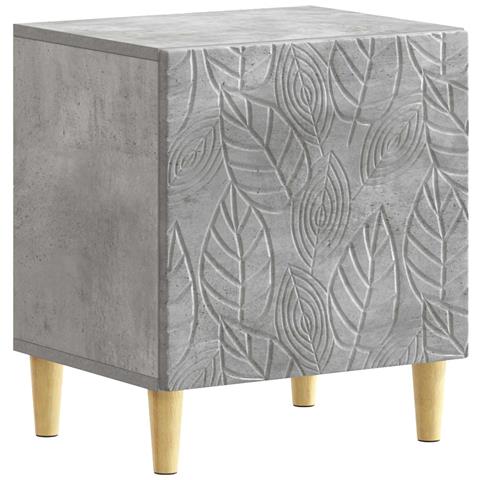 Comodino 2 pcs Grigio Cemento 43 x 34,5 x 50 cm - Foto 2