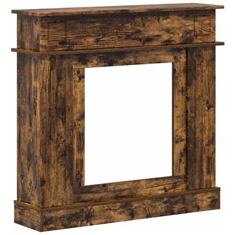 Cornice per camino Rovere Fumo 102 x 26 x 100 cm - Foto 1