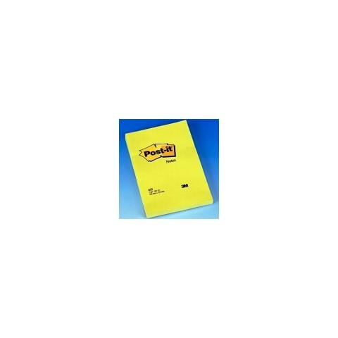 confezione da 6 pezzi - blocco 100fg post-it®giallo canary 102x152mm 659 - Foto 1