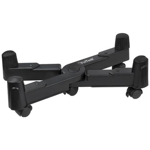Carrello Porta PC in plastica 5 Ruote colore Nero - Foto 1