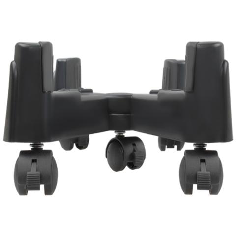 Carrello Porta PC in plastica 5 Ruote colore Nero - Foto 2