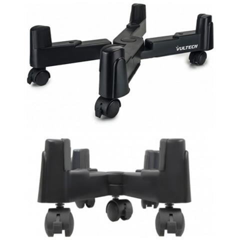Carrello Porta PC in plastica 5 Ruote colore Nero - Foto 4