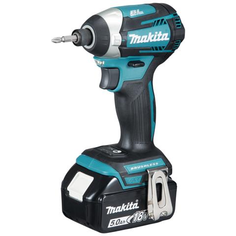 DTD154RTJ Nero, Blu Trapano con impugnatura a pistola 3600Giri / min Ioni di Litio 5Ah 1500g trapano senza fili - Foto 1