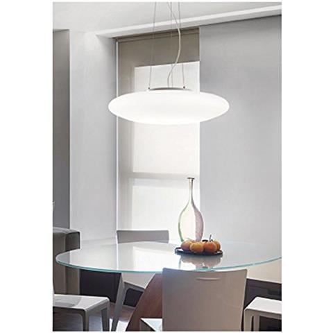 Lampada A Sospensione 2 X 40w E14 Bianco - Foto 2