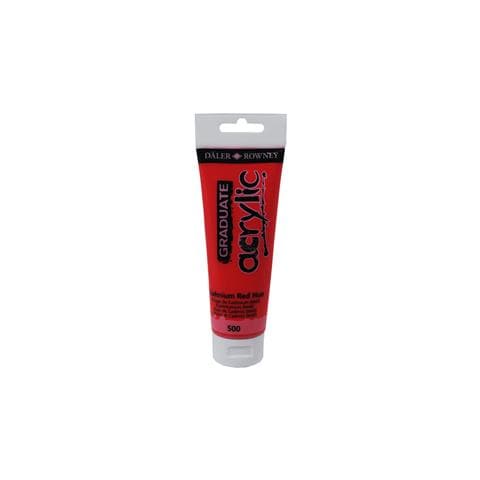 Colore Acrilico Fine Graduate Tubo 120 Ml Rosso Cadmio Imit. - Foto 1