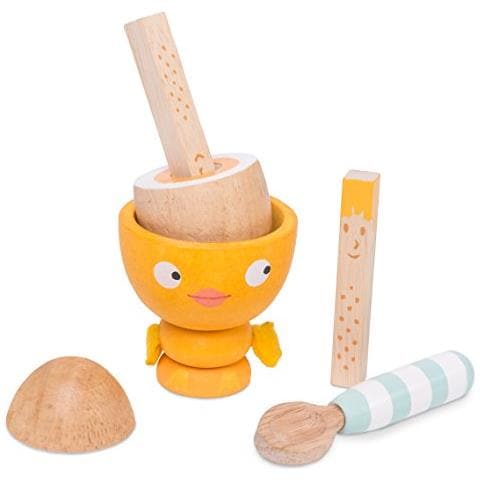 Toy Van: Cibo Da Gioco In Legno: Tazza Di Uovo Di Legno - Foto 1