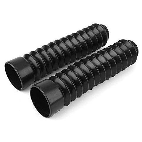 Moto Copertura Forcella Anteriore 1 Paio Motociclo Di Gomma Della Forcella Anteriore Shock Copertura Tubi Boots Manica Copertura Antipolvere Ghette Gators Stivali Set Universale Per Dirt Bike - Foto 2