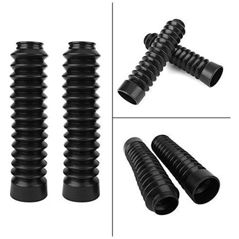 Moto Copertura Forcella Anteriore 1 Paio Motociclo Di Gomma Della Forcella Anteriore Shock Copertura Tubi Boots Manica Copertura Antipolvere Ghette Gators Stivali Set Universale Per Dirt Bike - Foto 4