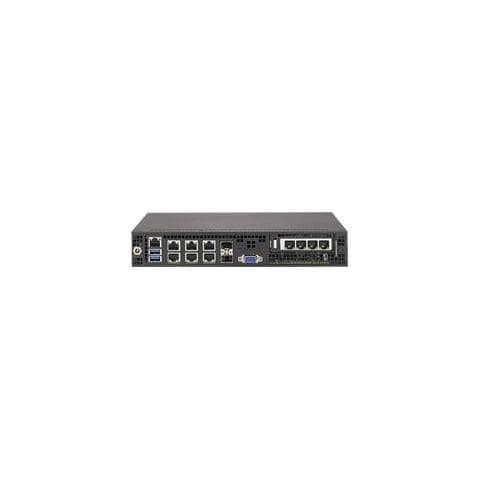 SuperServer E300-8D, Intel Node Manager, IPMI 2.0, KVM LAN, NMI, SUM, SuperDoctor 5, Watch Dog, Intel Xeon D, D-1518, Mini (1U) , 0 - 40 °C, -40 - 70 °C - Foto 1