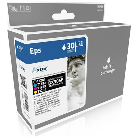 AS46128 7ml Nero, Ciano, Giallo cartuccia d'inchiostro - Foto 1