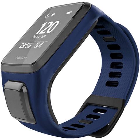 Bracciale Tomtom Avventuriero/golfista/corridore/spark In Silicone Da Mm Darkblue - Foto 15