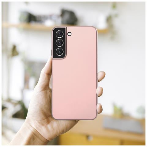 Custodia Compatibile Con Samsung Galaxy S22 In Oro Rosa Metallo - Hard Case Coperchio Protettivo In Look Metallico Contro I Graffi E Gli Urti - Foto 7