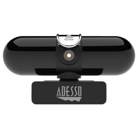 CyberTrack H7 Webcam 2K con Doppi Microfoni Integrati Otturatore Privacy + Clip per Treppiede USB - Nero - Foto 1