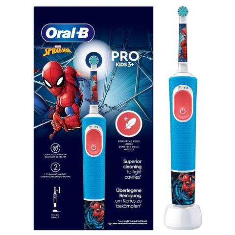 Spazzolino Elettrico Oral B Pro Kids Spiderman Azzurro E Bianco - Foto 1