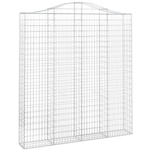Cesto Gabbione Ad Arco 200x30x220/240 Cm Ferro Zincato - Foto 1