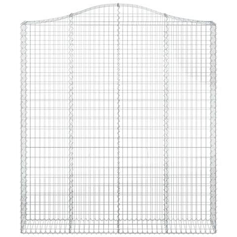 Cesto Gabbione Ad Arco 200x30x220/240 Cm Ferro Zincato - Foto 2
