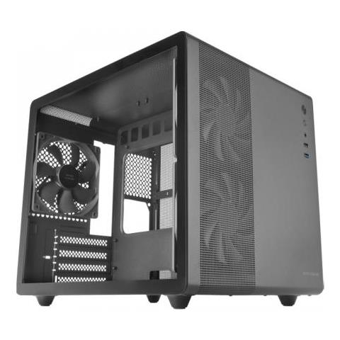 Case MC-MPRO Mini Tower ATX, Micro-ATX / Mini-ITX 2 Porte USB3.0 x1 / USB2.0 x1 Colore Nero - Foto 2
