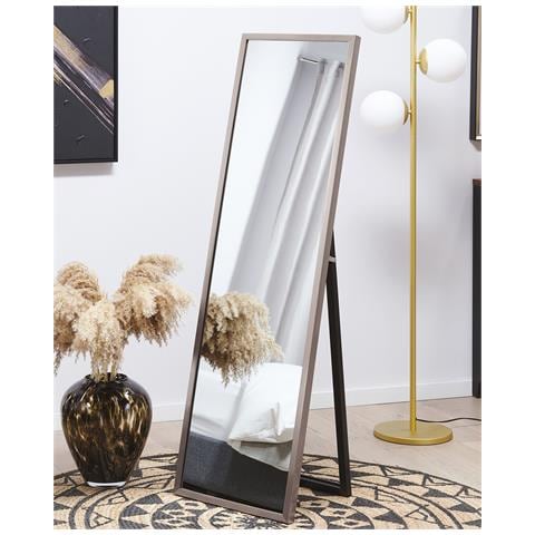 Specchio Da Terra Argento 40 X 140 Cm Torcy - Foto 1