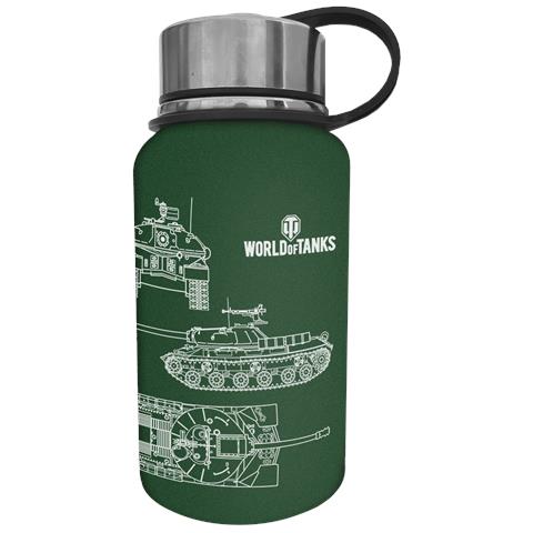 World Of Tanks - Thermos (verde - 650ml) - Foto 1