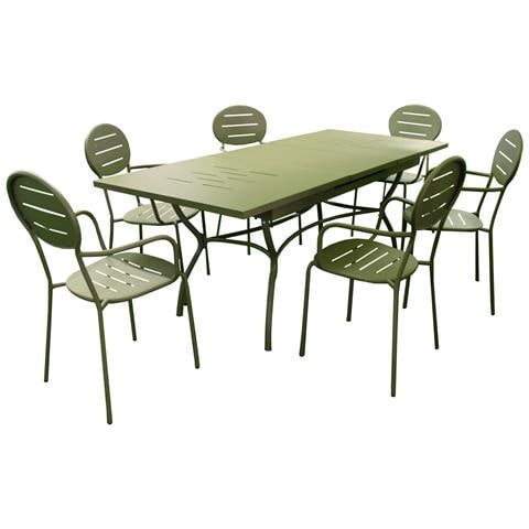 Tavolo Estensibile In Acciaio 200x90x71 Cm Family - Foto 2