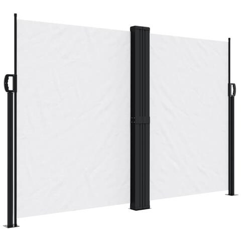 Tenda Da Sole Laterale Retrattile Bianca 160x1000 Cm - Foto 2