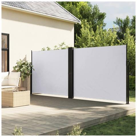 Tenda Da Sole Laterale Retrattile Bianca 160x1000 Cm - Foto 1