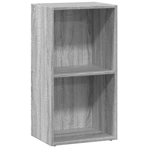 Libreria Grigio Sonoma 40x30x77 Cm In Legno Multistrato - Foto 2
