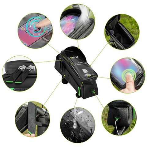 Borsa Singola Per Bicicletta + Porta Telefono Va0170 Vayox - Foto 2