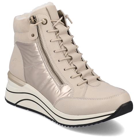 Beige Casual Closed Booties Stivaletti Sintetico E Tessile Scarpe Donna Beige Eu 37, D0t72-60 - Foto 1