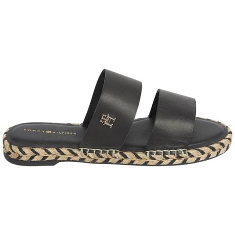 Flat Sandal Sandali Pelle Scarpe Donna Nero Eu 38, Fw0fw07931 Bds - Foto 2
