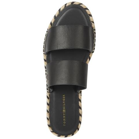 Flat Sandal Sandali Pelle Scarpe Donna Nero Eu 38, Fw0fw07931 Bds - Foto 3