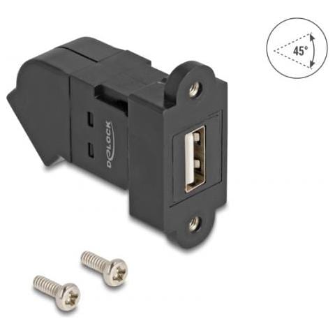 67150 Adattatore Per Inversione Del Genere Dei Cavi Usb-a Nero - Foto 1