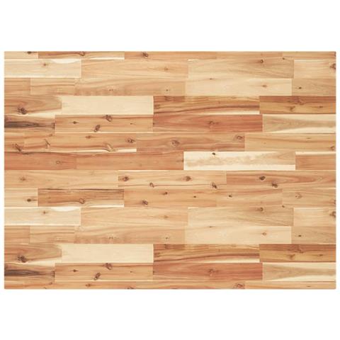 Piano Scrivania A Olio 80x70x4 Cm Legno Massello Di Acacia - Foto 1