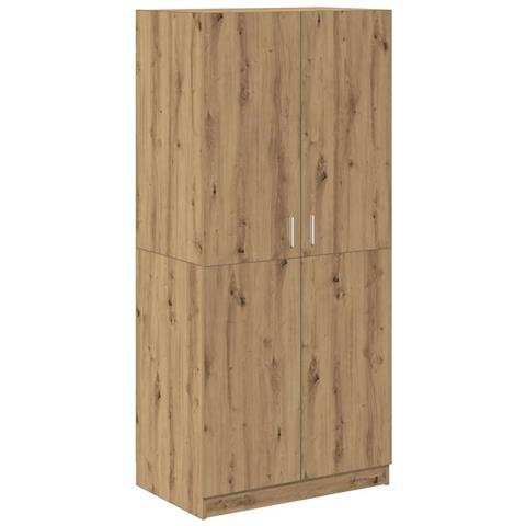 Armadio Rovere Artigianale 80x52x180 Cm In Legno Multistrato - Foto 2