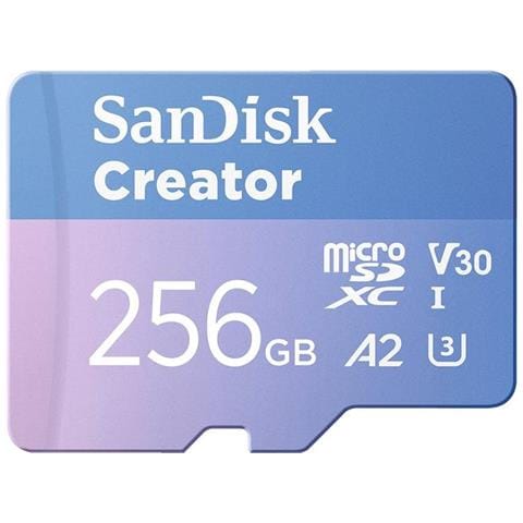 Sandisk Creator Microsd 256gb (sdsqxav-256g-gn6ms) - Foto 1