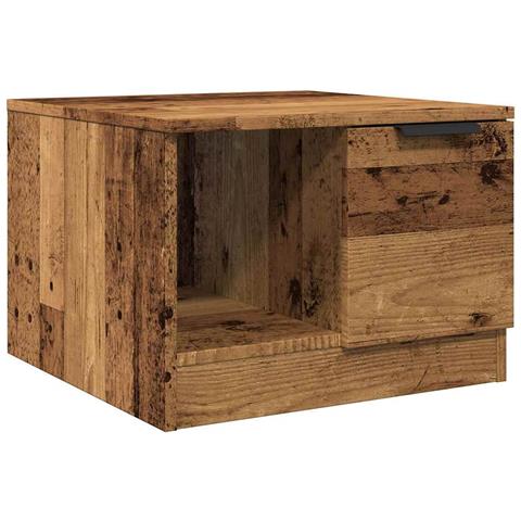 Tavolino Da Salotto Legno Antico 50x50x36 Cm Legno Multistrato - Foto 2