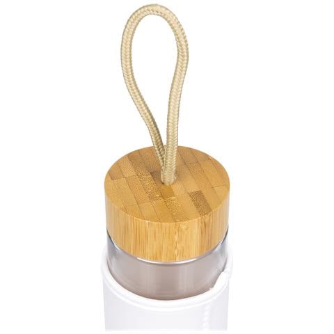 Lurok Bidone Nature In Bambù E Vetro Da 530 Ml. Tappo In Bambù, Custodia E Maniglia Da Trasporto. - Foto 4