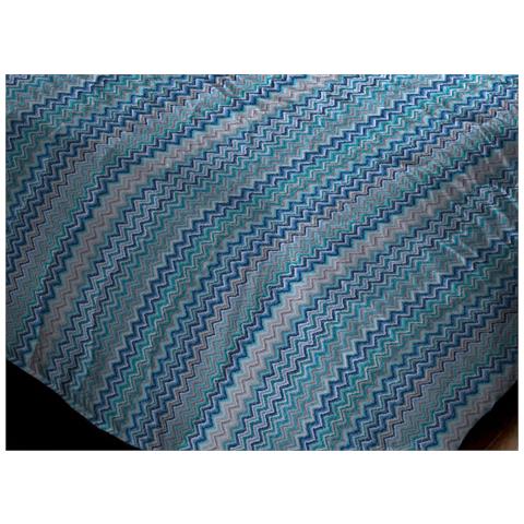 Trapuntino Piumino Estivo Primaverile 100gr Mq Leggero Disegno Baia 1 Piazza E Mezza Azzurro - Foto 5