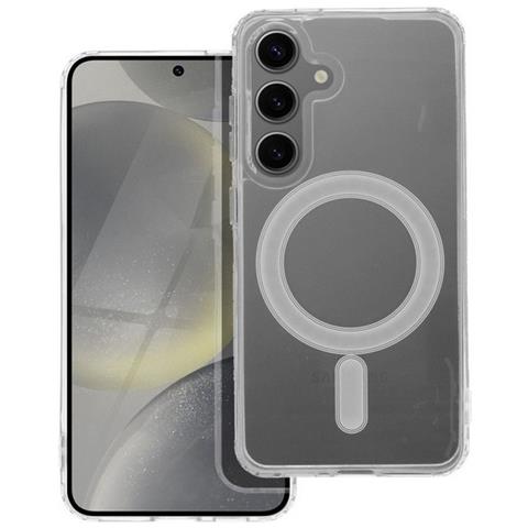 Clear Mag Mid Custodia Tpu Cover Case Compatibile Con Magsafe Per Samsung Galaxy S24 - Foto 1