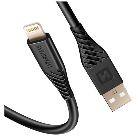 Cavo Usb A Lightning 60w Silicone Anti Groviglio, Nero - Foto 1