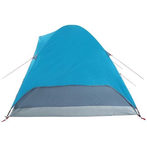 Tenda da Campeggio a Cupola per 4 Persone Blu Impermeabile - Foto 8