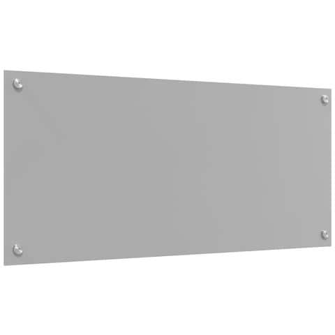 Schienale Cucina  Grigio Chiaro 90x40x0,6 cm in Vetro Temperato - Foto 1