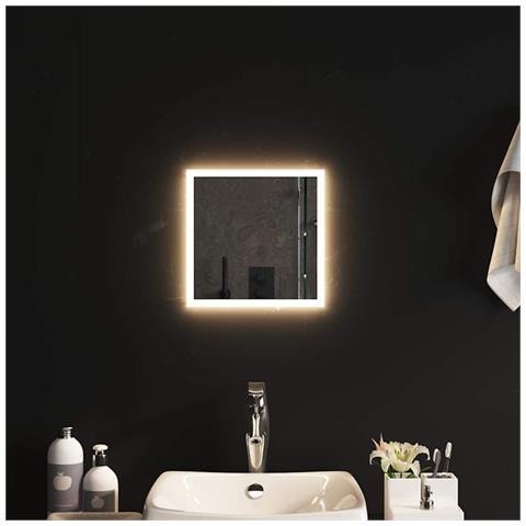 Specchio Da Bagno Con Luci Led 30x30 Cm - Foto 6