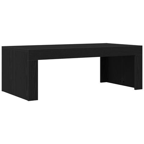 Tavolino da caffè Nero Rovere 102x50x35 cm Legno ingegnerizzato - Foto 1