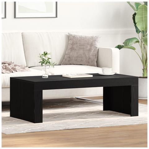 Tavolino da caffè Nero Rovere 102x50x35 cm Legno ingegnerizzato - Foto 2