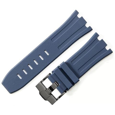 Cinturino In Silicone Compatibile Con Audemars Piguet Royal Oak Offshore 15710 15703 Darkblue 28 Mm - Foto 1