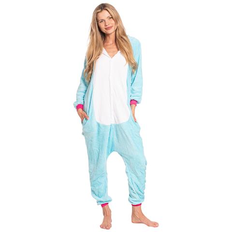 Pigiama Da Donna Tuta Kigurumi Onesie Costume Pegaso Azzurro 165-175 L - Foto 8