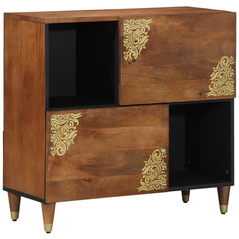 Mobili e Ripiani per Media Marrone Miele Legno Massello Medio - Foto 1