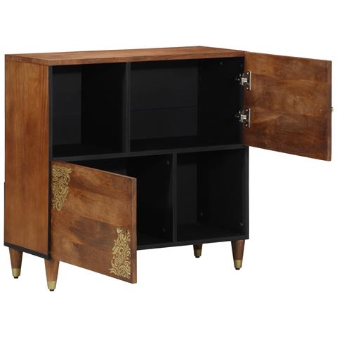 Mobili e Ripiani per Media Marrone Miele Legno Massello Medio - Foto 2